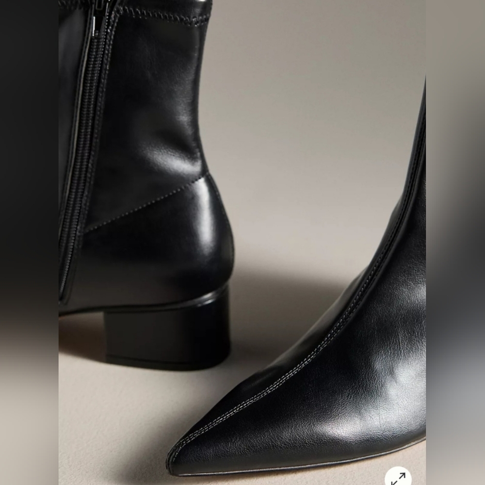 Silent D Short Kali Ankle Black Boots, Retail Price $160.00 USD, Size 5- 5.5 US - Picture 3 of 16